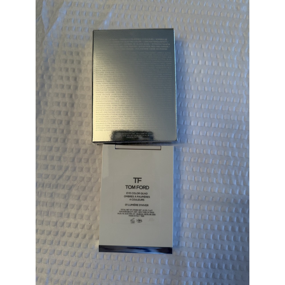Tom Ford Soleil Neige Eye Color Quad 01 Lumiere D'Hiver Eyeshadow Palette NIB - Picture 3 of 5